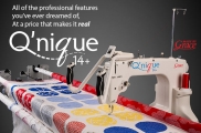 Q'nique 14+ Quilting machine and Q'nique 14+ Frame